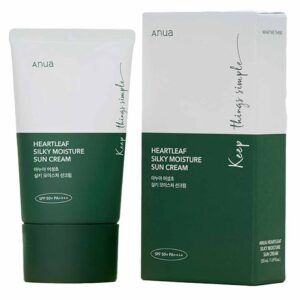Anua- HeartLeaf Silky Moisture Sun Cream Spf 50+ PA+++