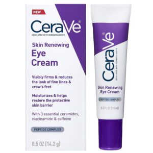 CeraVe Skin Renewing Eye Cream For Wrinkles, Under Eye Cream 14.2g